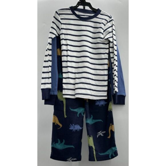 CARTERS Boys Sz 5 Dinosaur Print Snug Fitting Lounge Pajamas 3 Pc Set NEW NWT - Picture 7 of 7